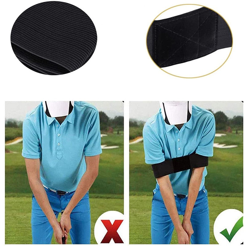 Elastic Arm Band Golf Swing Trainer