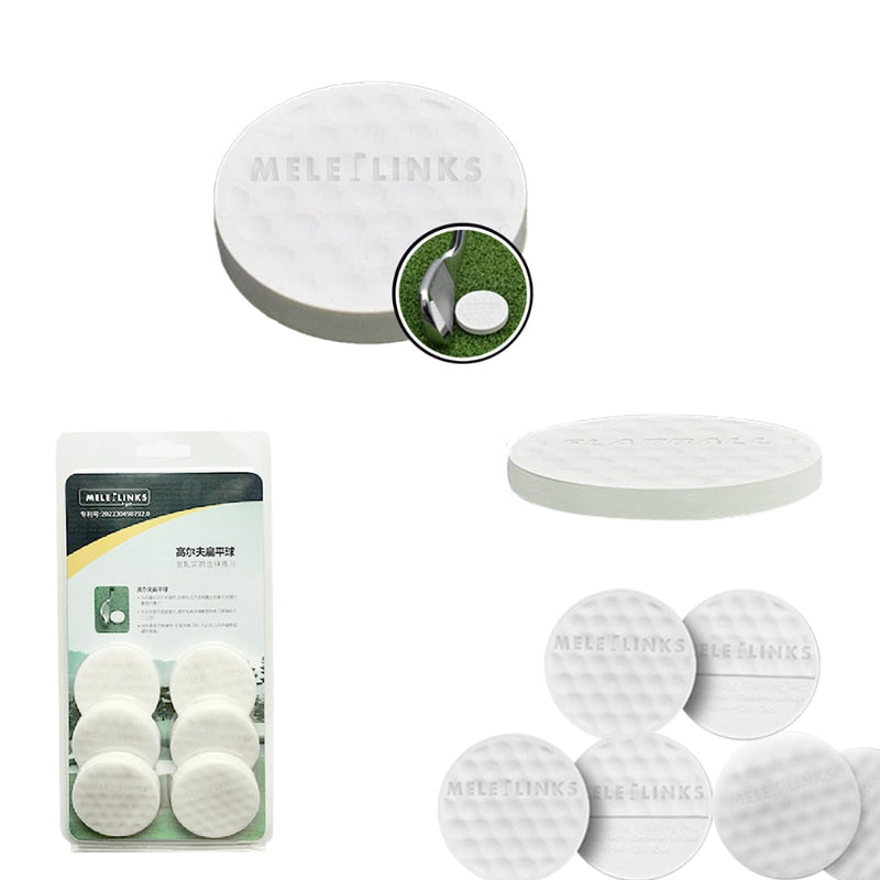 Flat Golf Ball Swing Trainer