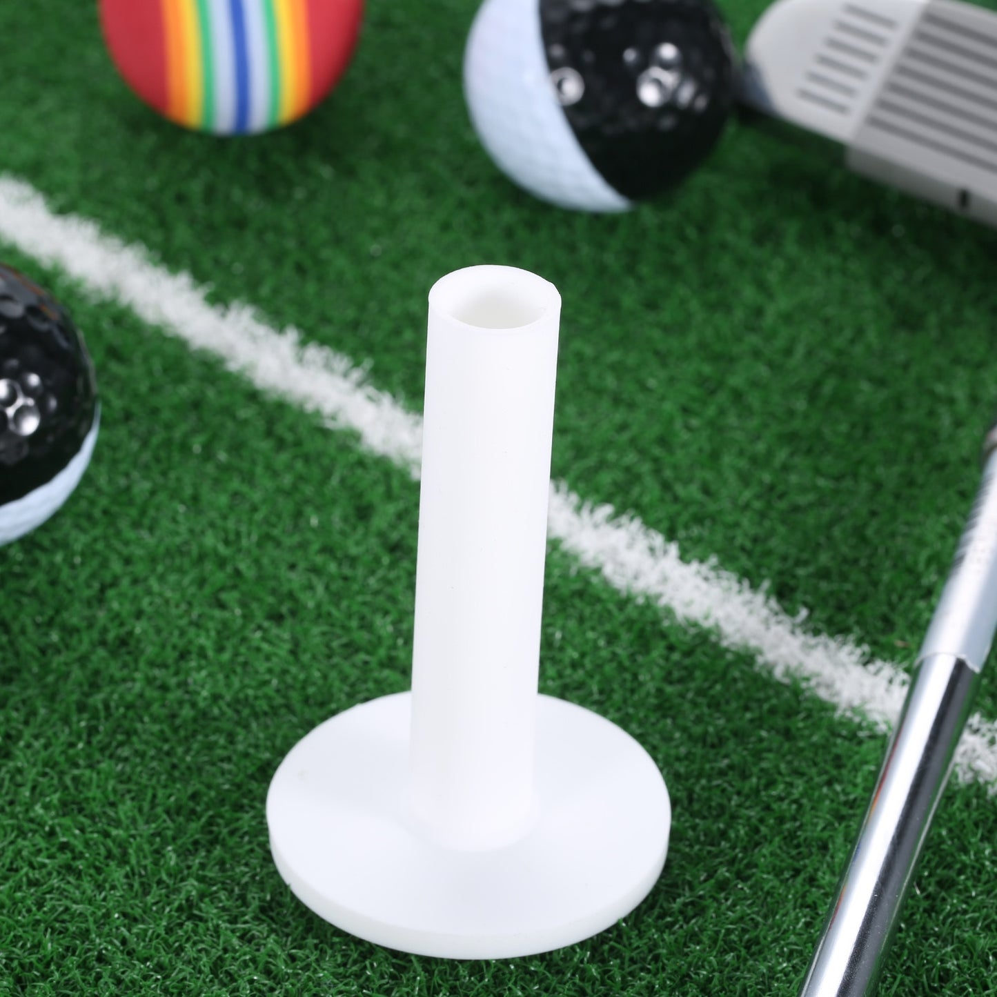 1Pc Rubber Golf Tee for Practice Mats in 35/45/54/60/65/75/83mm