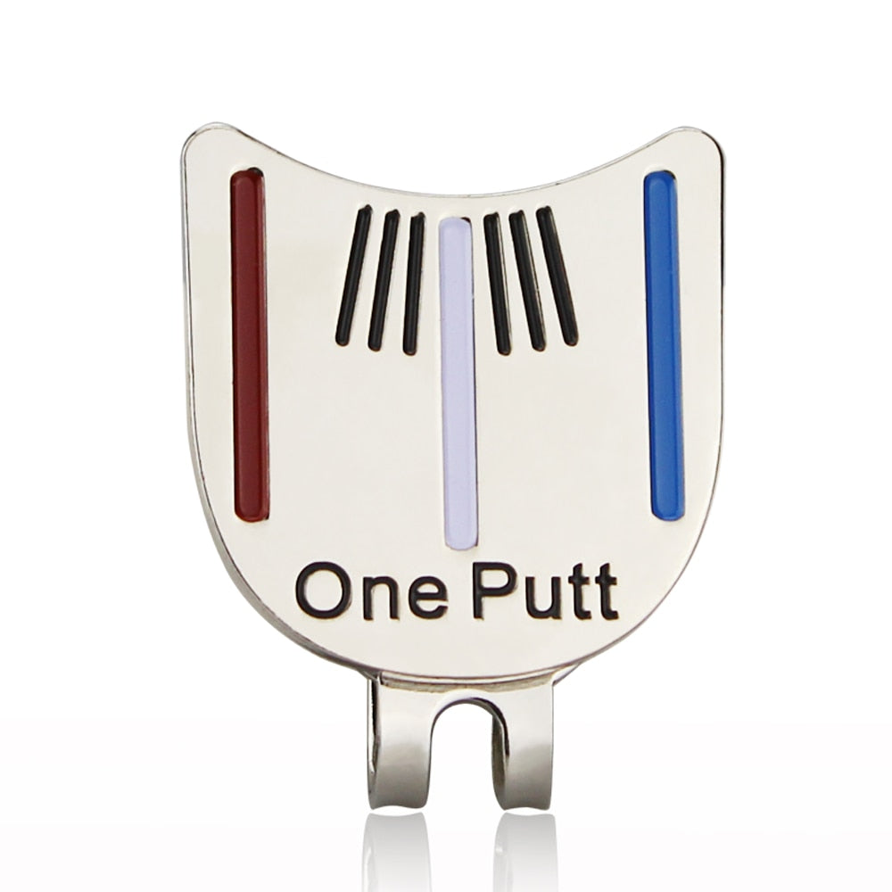 Golf Ball Marker with Golf Hat Clip, Magnetic Alloy