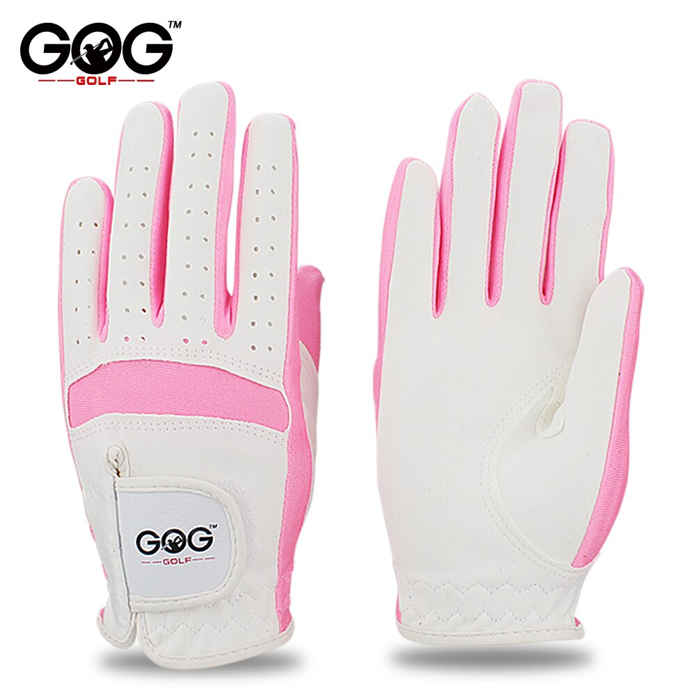 1 Pair Golf Gloves For Kids, Left/Right Handed Breathable Gloves