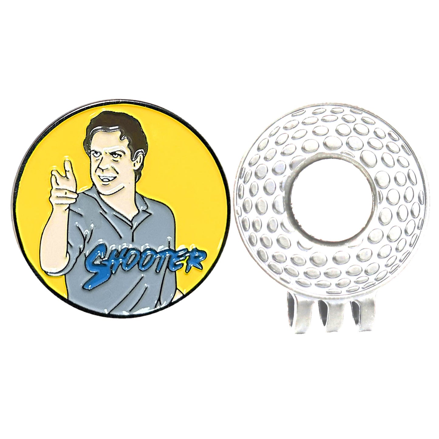 Magnetic Golf Hat Clip With Ball Marker