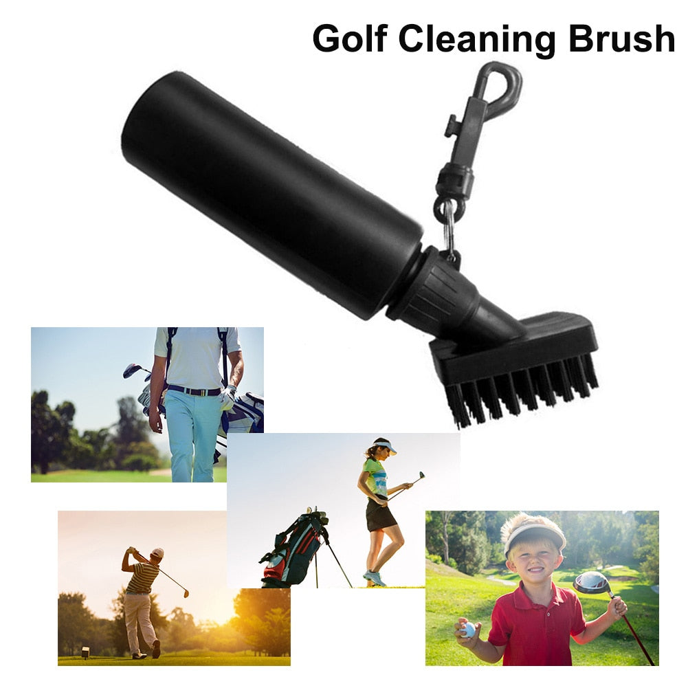 Golf Cleaning Brush with Water Bottle Clip