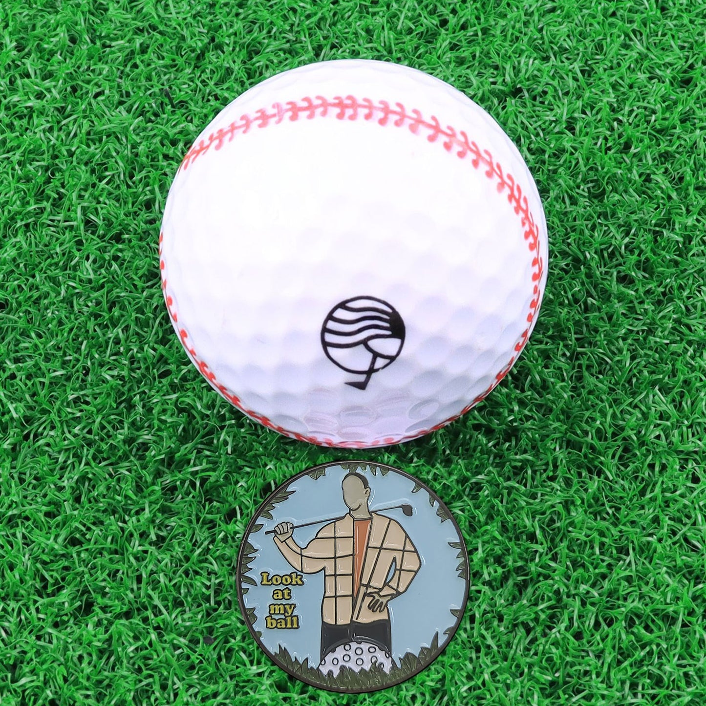 Magnetic Golf Hat Clip With Ball Marker