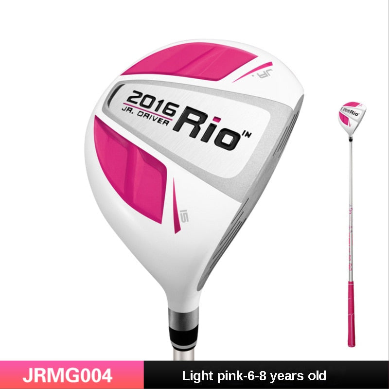 My First Golf Driver, Kids Right Handed, 1# Wood Pole Carbon Shaft, Aluminum Alloy Head, Kids Beginner Swing Training, Ages 3-12