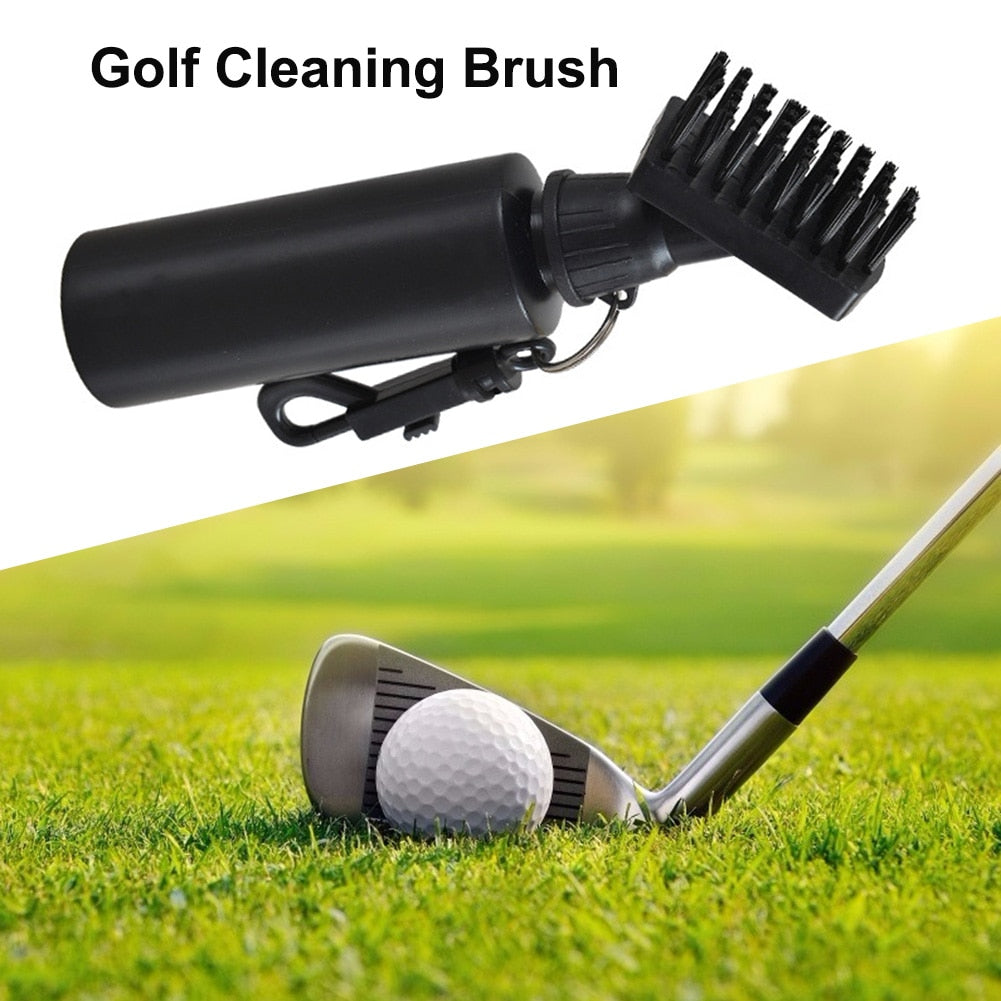 Golf Cleaning Brush with Water Bottle Clip