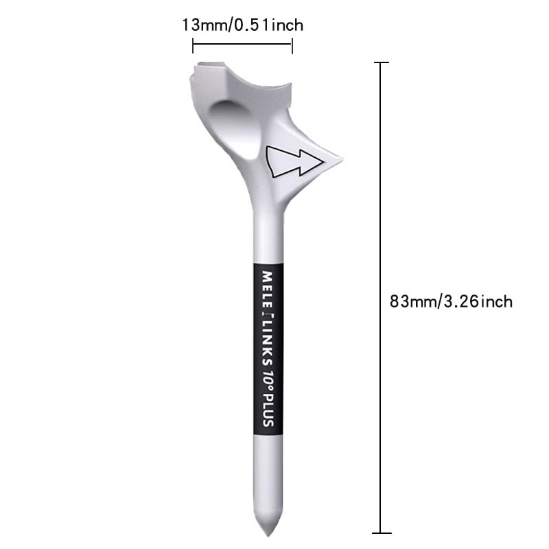 Zero Drag Golf Tees 10° Diagonal