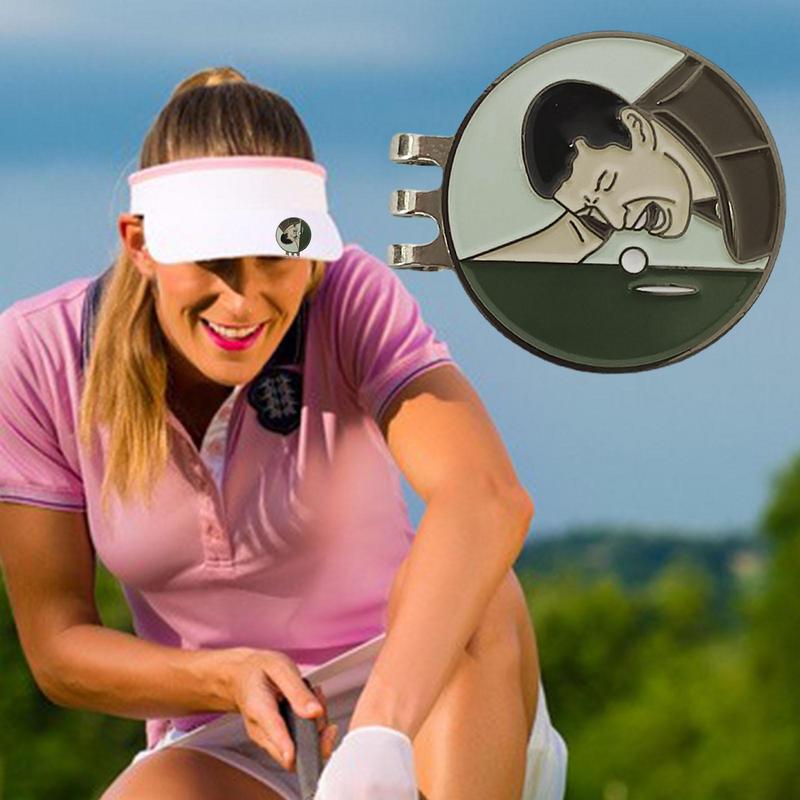 Magnetic Golf Hat Clip With Ball Marker