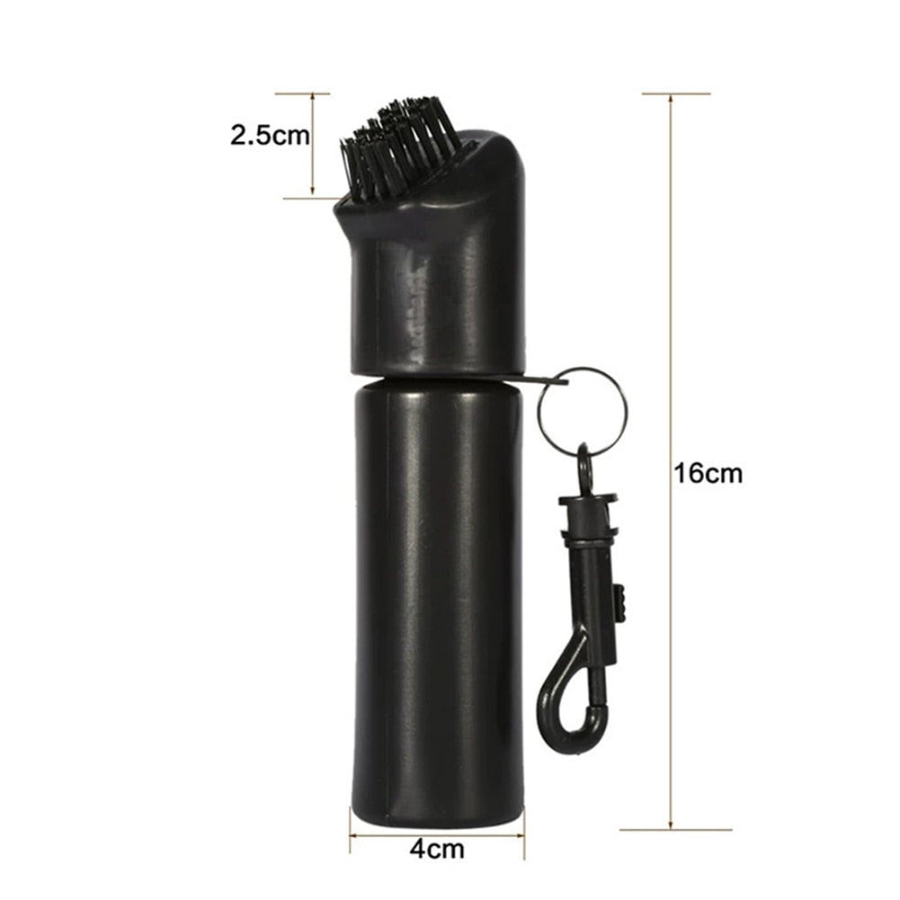 Golf Cleaning Brush with Water Bottle Clip