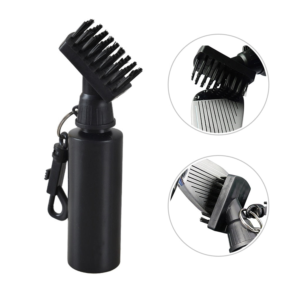 Golf Cleaning Brush with Water Bottle Clip