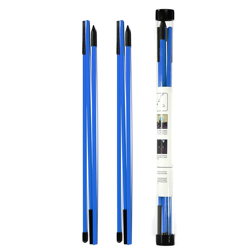 2Pc, 3-sections, Portable Folding Golf Training Sticks