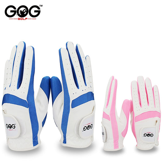 1 Pair Golf Gloves For Kids, Left/Right Handed Breathable Gloves