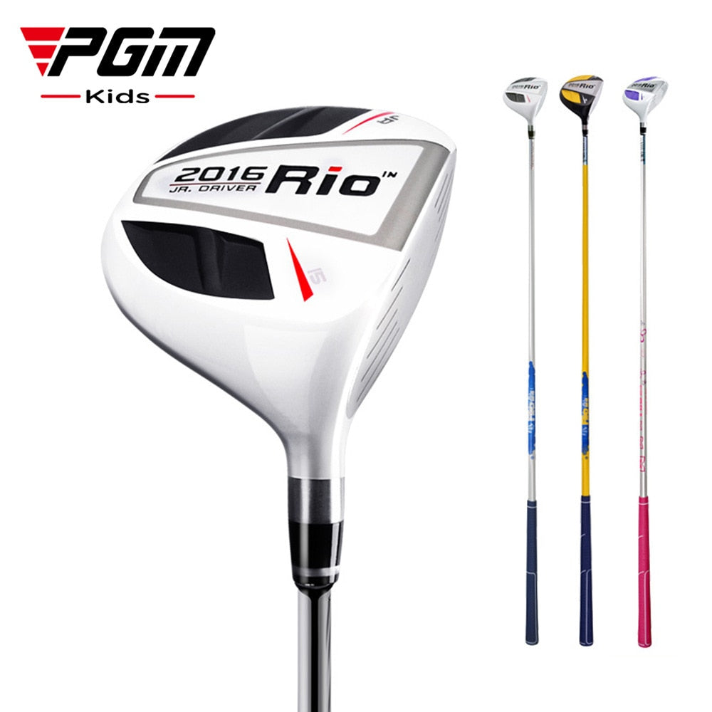 My First Golf Driver, Kids Right Handed, 1# Wood Pole Carbon Shaft, Aluminum Alloy Head, Kids Beginner Swing Training, Ages 3-12