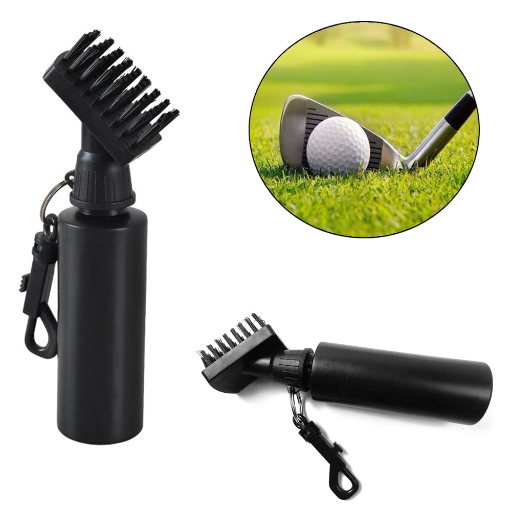 Golf Cleaning Brush with Water Bottle Clip